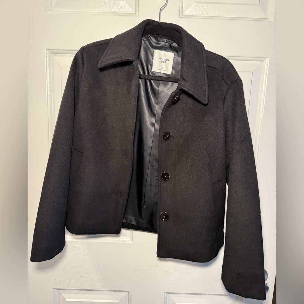 Abercrombie Short Wool-Blend Coat